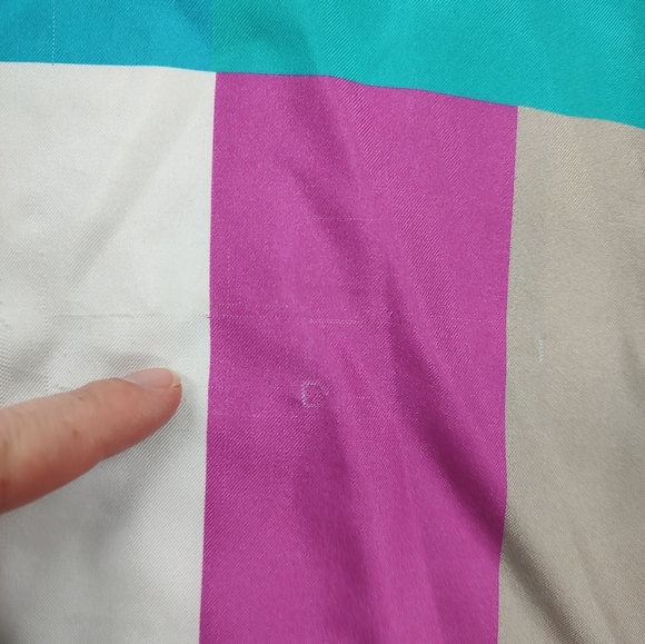 Carlisle Collection Women's Color Block Silk Tunic Top Size 6 - Picture 6 of 12